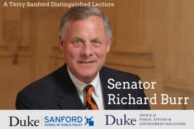 Senator Richard Burr Speaks At Duke April 1